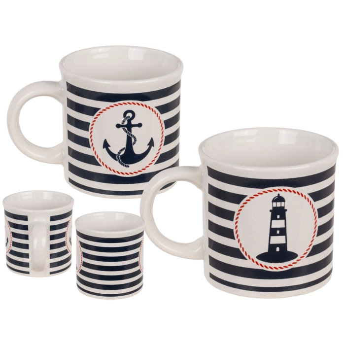 Marine stoneware mug II