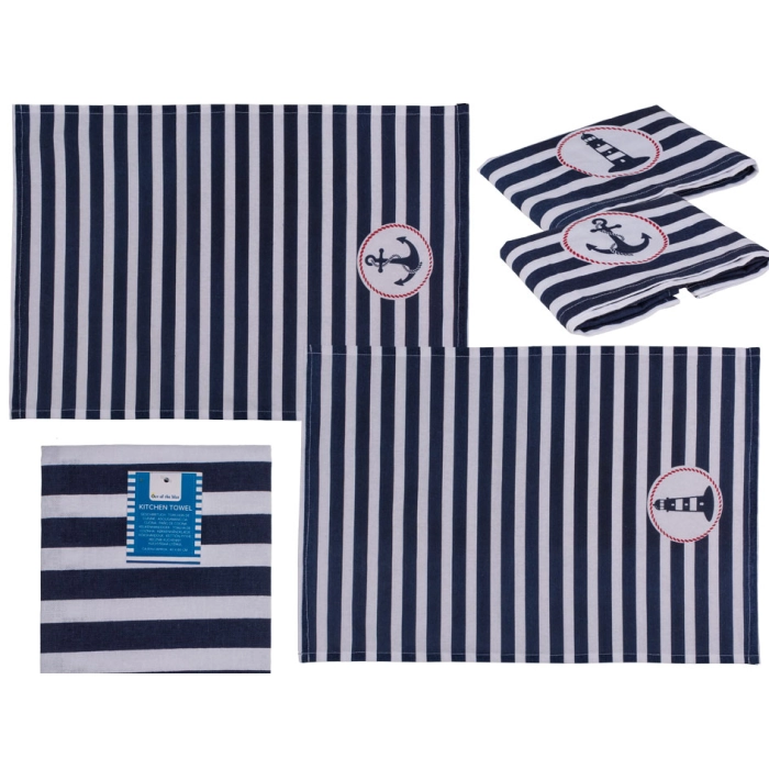 Cloth, marine kitchen towel 100% cotton II
