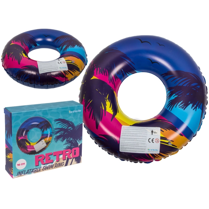 XL swimming circle - palm trees