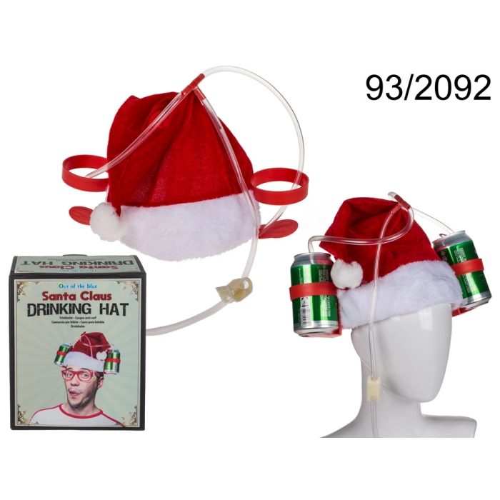 Santa's hat for a beer