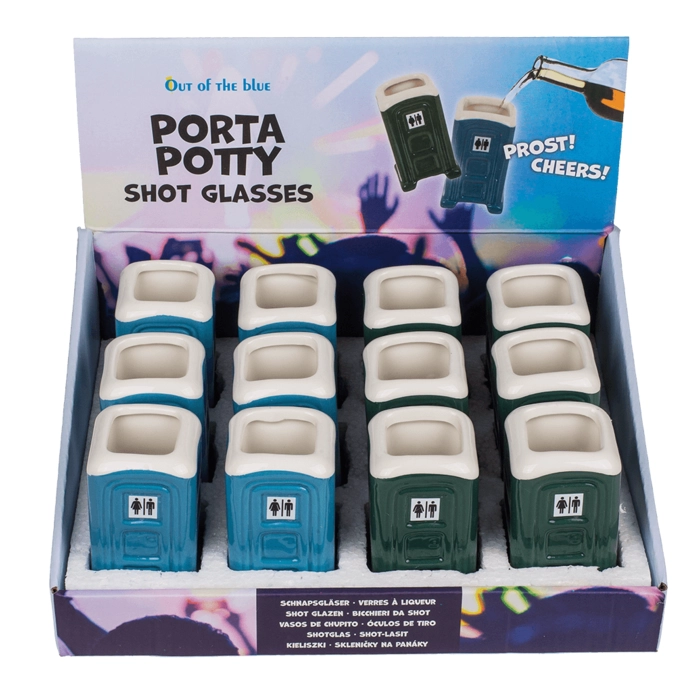 Shot Glass Portable Toilet