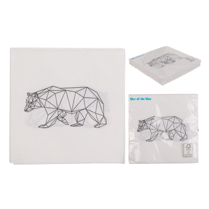 Eisbär-Servietten