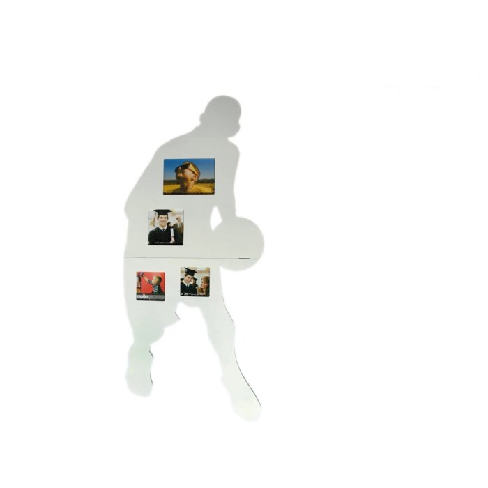 XL wooden frame for 4 photos - Basketball player - SALE