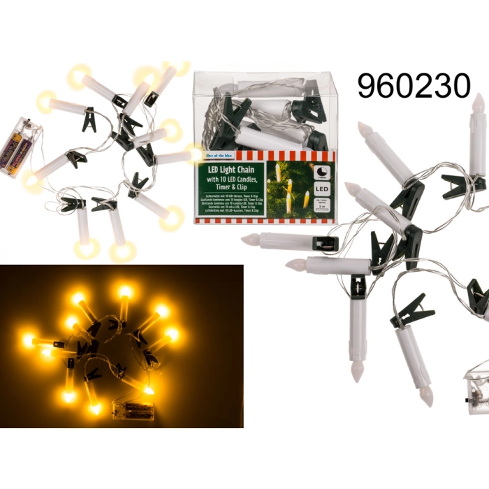 Garland, light chain - LED candles