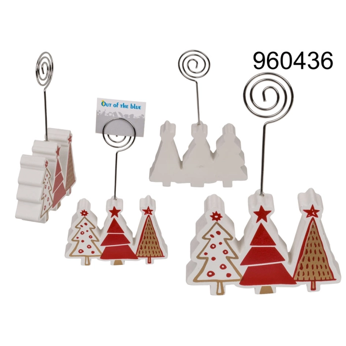 Christmas tree memo holder