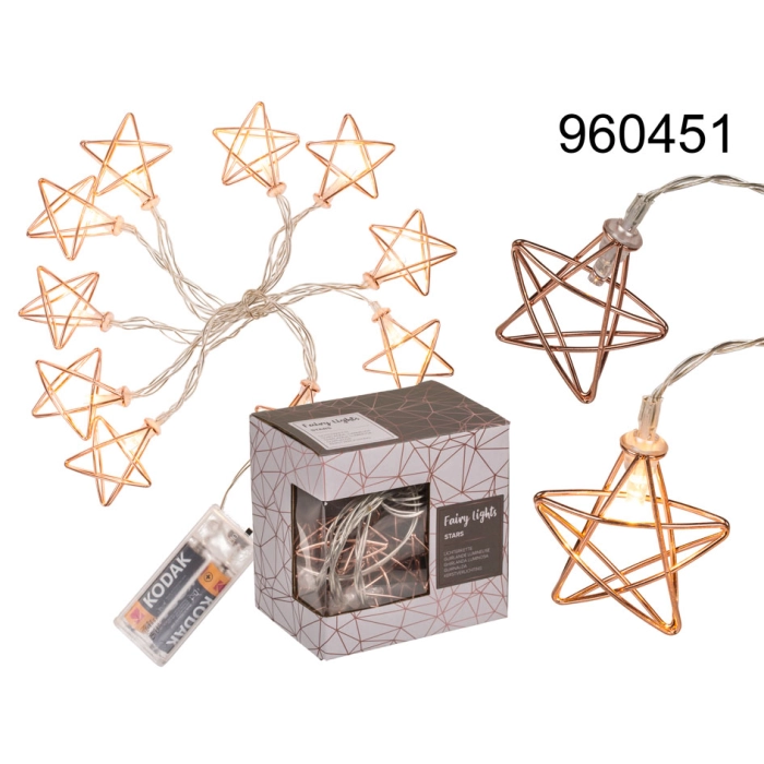 Garland, light chain - LED stars