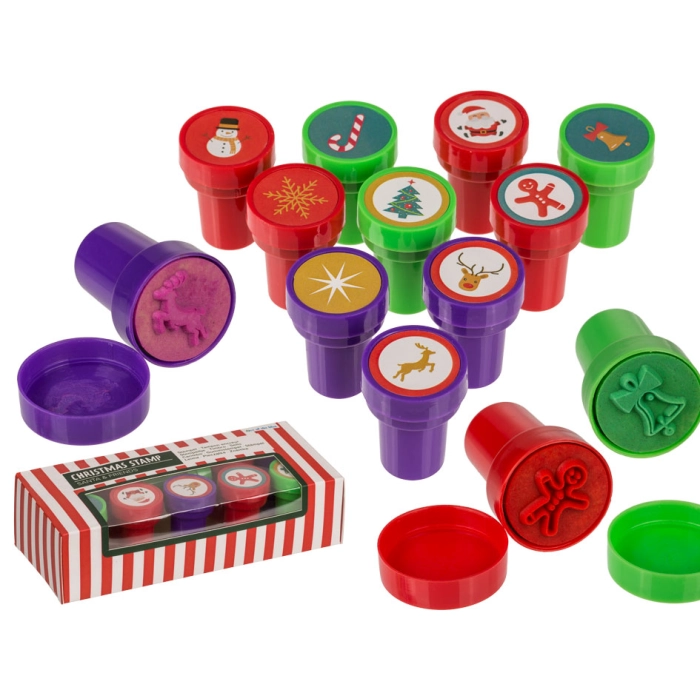 Plastic stamps - St. Santa & Friends