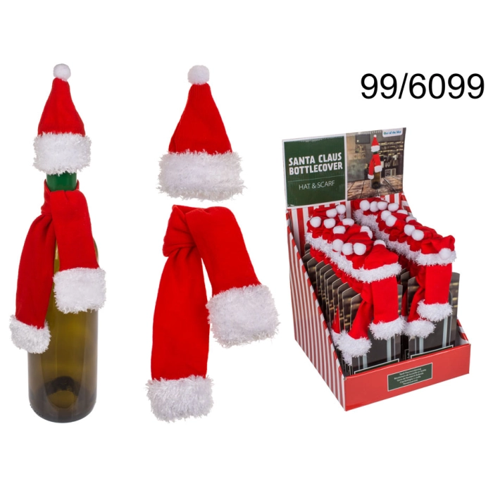 Clothes for a bottle of St. Santa Claus