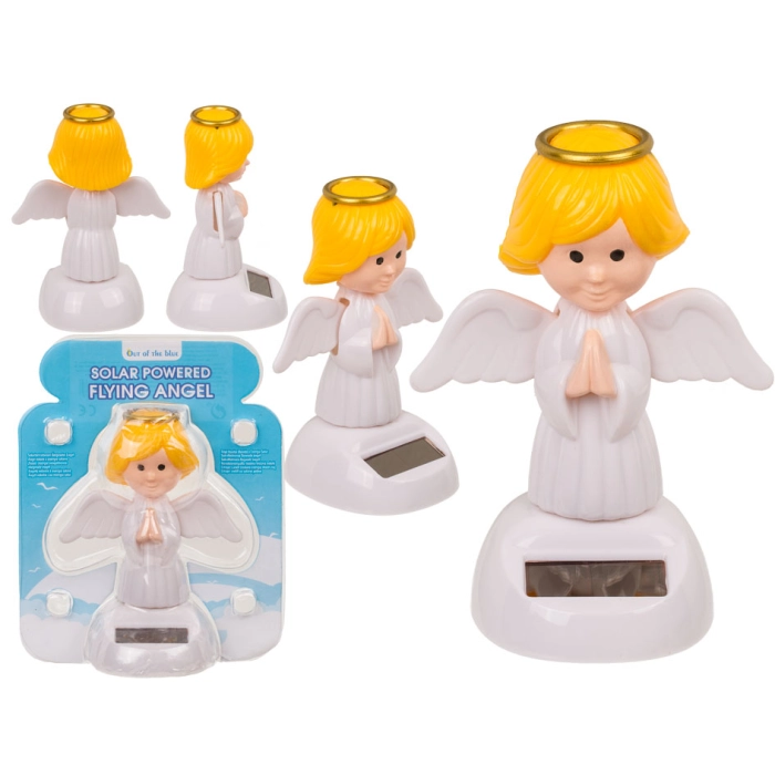 Solar angel figurine