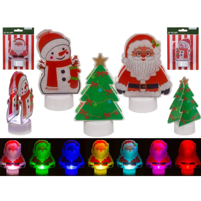 Color changing LED tealight - Christmas
