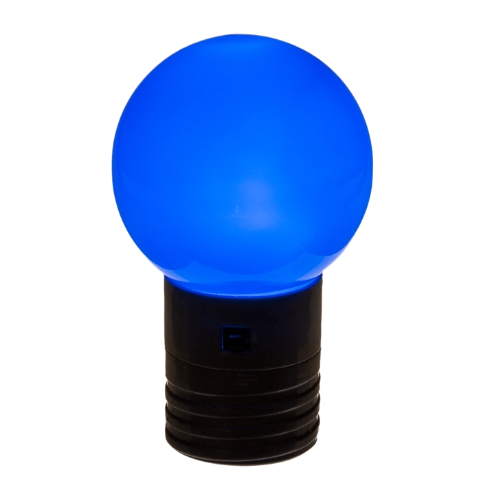 Colorful LED bulb with a magnet