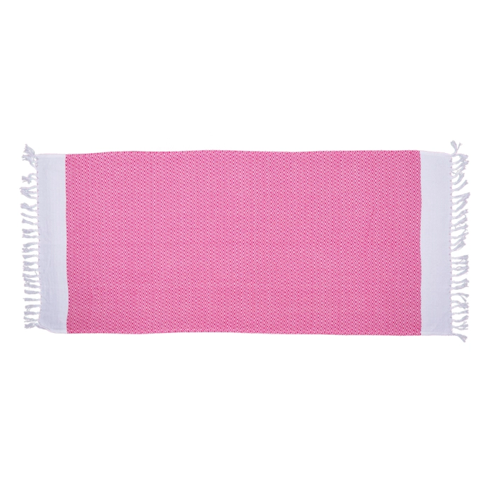 Ručník fouta růžovo-bílý 80x170 cm