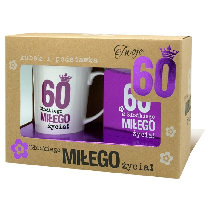 Birthday mug with stand - 60