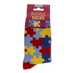 Skarpetki Puzzle 36–42 – kolorowy prezent z humorem hurtownia