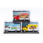 Metalowy Samochód Dostawczy – Food Truck z Napędem Pull Back | Hurtownia Zabawek Kemis.pl