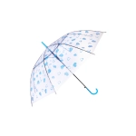 Transparent umbrella with hearts