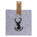 Filcowe Pudełko z Jeleniem – Stylowy Organizer do Wnętrz | Hurtownia Dekoracji Kemis.pl