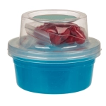 Świąteczny Slime Glitter Crystal z oczkami i pomponami 130 g | Hurtownia zabawek i gadżetów