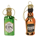 Szklane Ozdoby Choinkowe – Butelki Celebration Champs | Hurtownia Dekoracji Kemis.pl