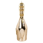 Szklana Ozdoba Choinkowa – Buteleczka Szampana Glamorous Champagne | Hurtownia Dekoracji Kemis.pl