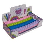 Silikonowa Linijka z Bąbelkami – Sensoryczna i Odstresowująca