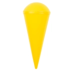 Prenosný plážový popolník - kónický s vekom