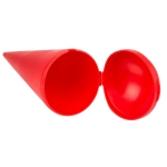 Prenosný plážový popolník - kónický s vekom