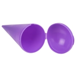 Prenosný plážový popolník - kónický s vekom