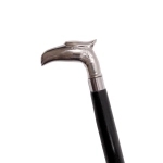 Elegant Classic Cane with Brass Handle in the Shape of an Eagle's Head