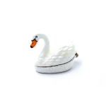 Luxury Small Casket in the Shape of a Swan - An Elegant Accessory for Every Occasion!