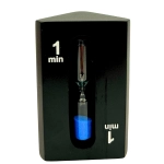 Klepsydra Trójstronna 1–3–5 Minut Czarna – Nowoczesny Timer | Gadżety | Kemis.pl