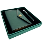 Elegancki Zestaw Prezentowy – Skórzany Notes z Długopisem