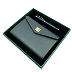 Elegancki Zestaw Prezentowy – Skórzany Notes z Długopisem