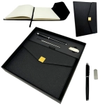 Elegancki Zestaw Prezentowy – Skórzany Notes z Długopisem