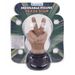 Ruchoma figurka Peace – solarny symbol pokoju | Hurtownia gadżetów