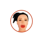 Life size 3D Angelina doll (with 3 holes and vibrator)