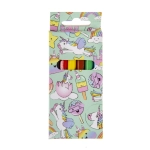 Fából készült mini egyszarvú zsírkréták (6 db)