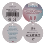 Pluszowy Królik z Ruchomymi Uszami – Urocza Maskotka dla Dzieci | Hurtownia Zabawek Kemis.pl