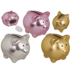 Skarbonka Błyszcząca Świnka – Ceramiczna z Zatyczką