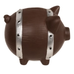 Skarbonka Ceramiczna Świnka Beczka – Z Kluczykiem