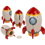 Skarbonka Rakieta – Kosmiczny Sposób na Oszczędzanie | Hurtownia Gadżetów Kemis.pl