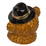 Skarbonka Miś Finansista – Ceramiczna Skarbonka z Kluczykiem | kemis.pl