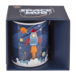 Kubek kosmiczny 320 ml – rakieta i astronauta w galaktyce | Hurtownia gadżetów
