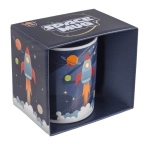 Kubek kosmiczny 320 ml – rakieta i astronauta w galaktyce | Hurtownia gadżetów
