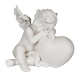 Сплячий ангел із серцем - символ миру, любові та турботи