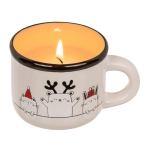 Świąteczna Świeczka w Kubeczku – Dekoracja i Prezent w Jednym | Hurtownia Kemis.pl