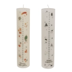 Świeca Adwentowa 1–24 – Tradycyjne Odliczanie do Świąt | Hurtownia Prezentów Kemis.pl