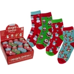 Magiczne Skarpetki Świąteczne – Niespodzianka, która Rośnie w Wodzie | Hurtownia Prezentów Kemis.pl