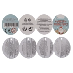 Drewniana Figurynka Świąteczna – Mikołaj, Bałwanek i Choinka | Hurtownia Kemis.pl