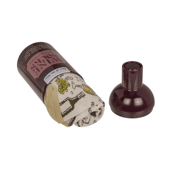 Skarpetki z Motywem Wina – Zestaw Prezentowy w Metalowej Butelce. Kemis.pl